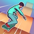 3d滑板竞速赛游戏(skatehills)