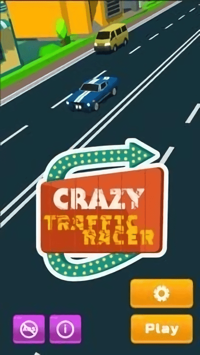 疯狂交通赛车手最新版(crazytrafficracer)